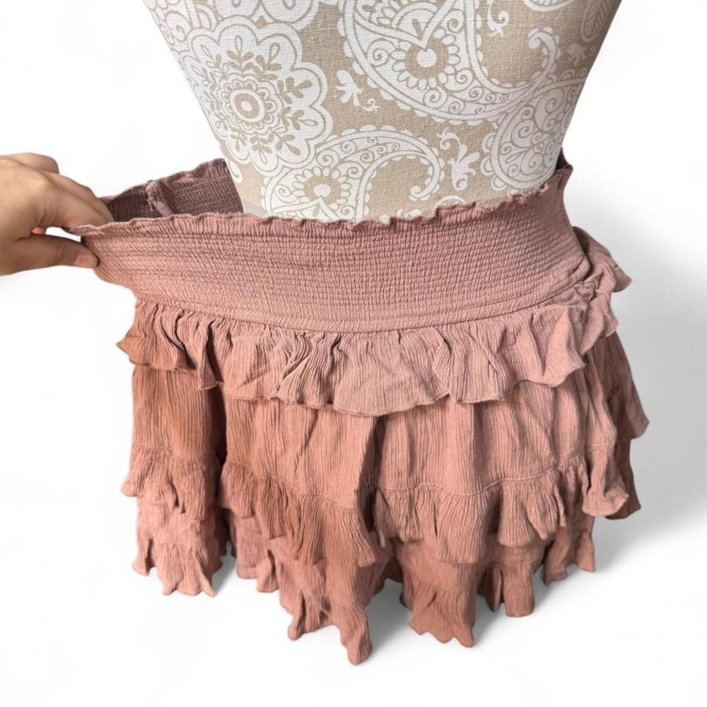 Love Tree Pink Ruffled Mini Skirt - Picture 5 of 5